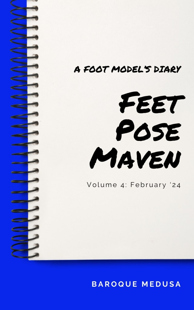 Book cover for 'Foot Pose Maven' erotica series.