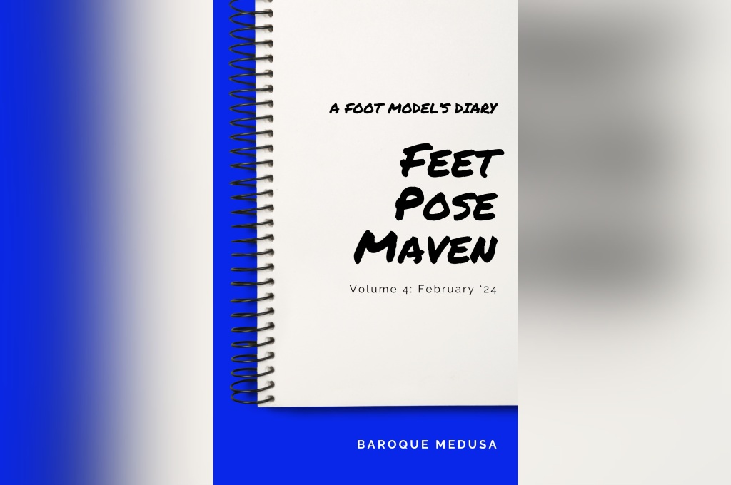 Book cover for 'Foot Pose Maven' erotica series.
