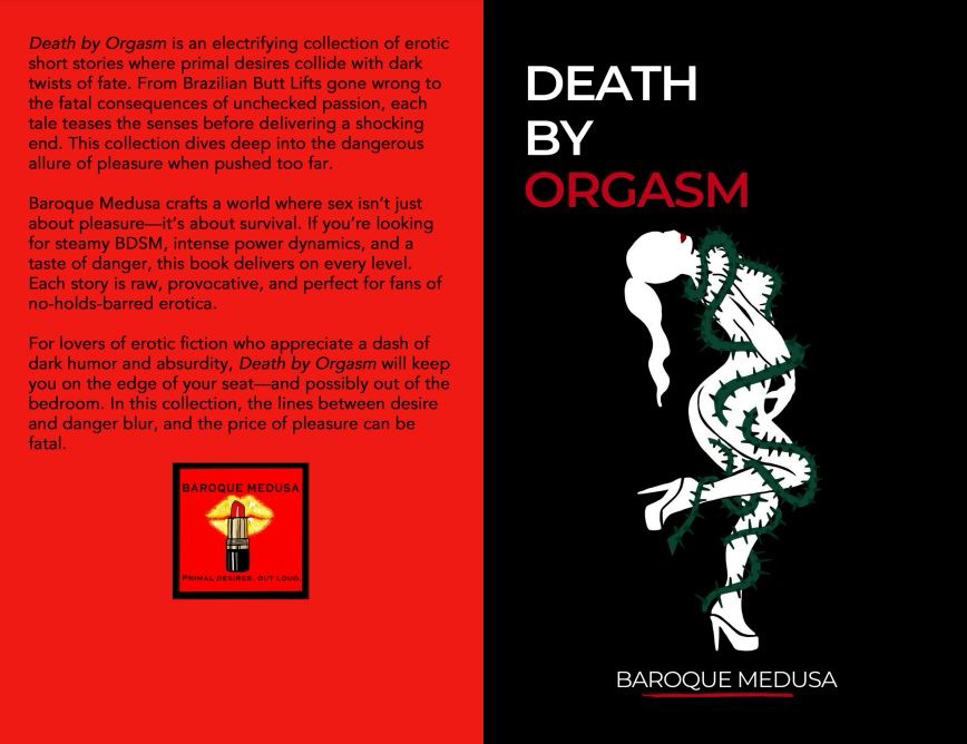 Image of book cover Death by Orgasm by BAROQUE MEDUSA