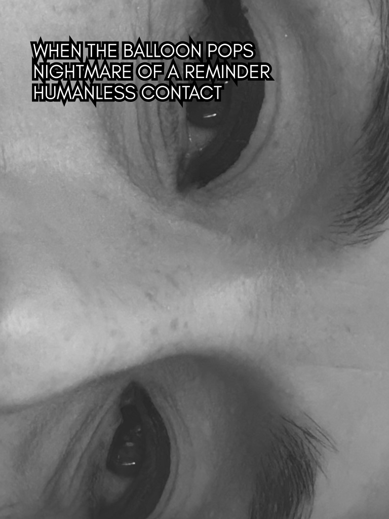 Black-and-white selfie portrait of writer and artist, Baroque Medusa