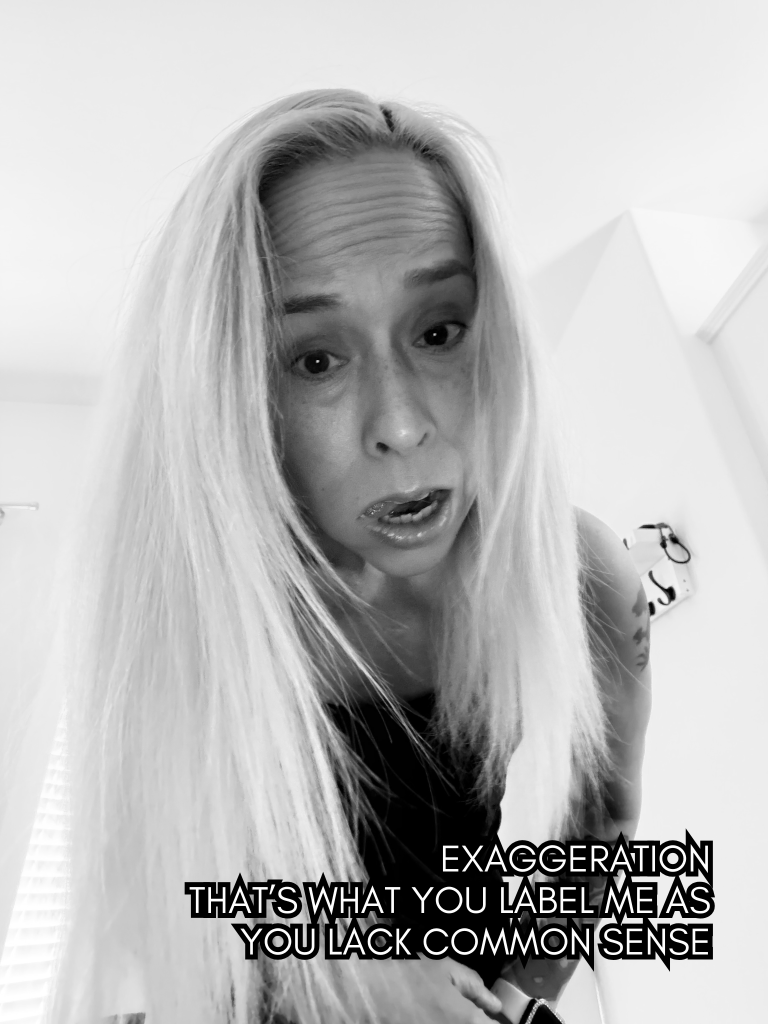 Black-and-white selfie portrait of writer and artist, Baroque Medusa