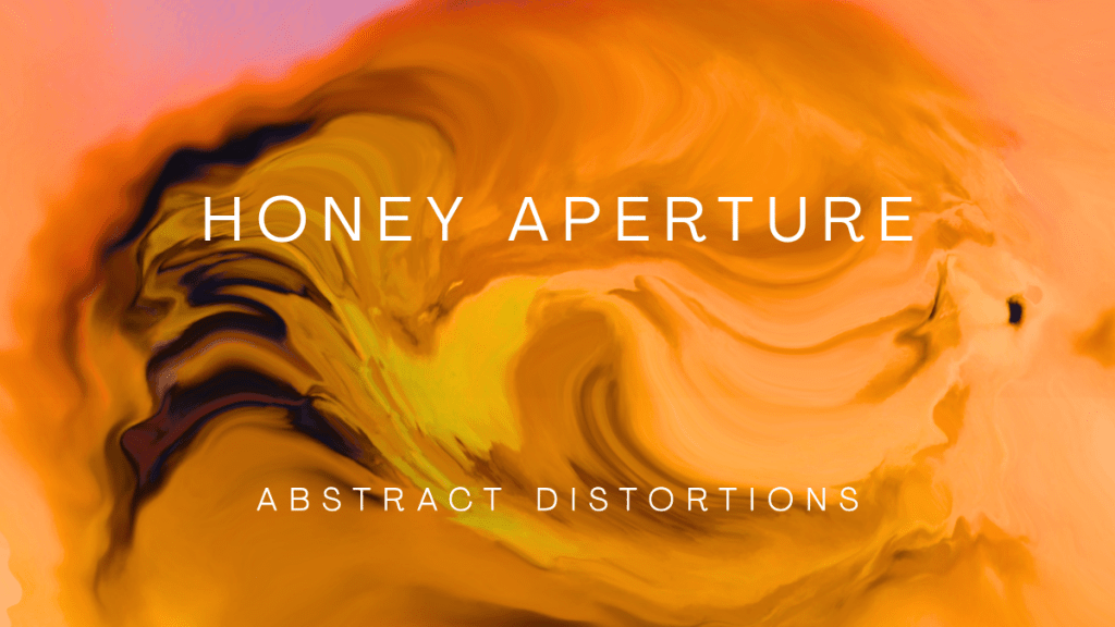 Honey Aperture: Abstract Surrealism and Digital Distortion Art by Baroque&nbsp;Medusa
