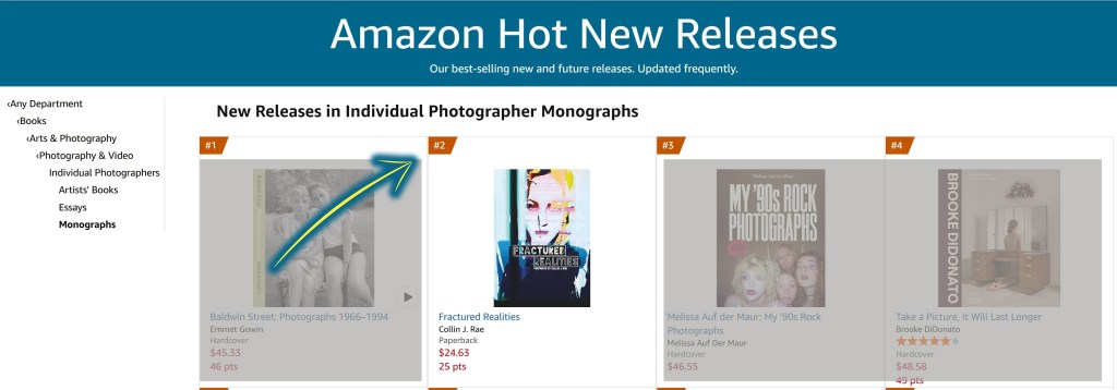 Fractured Realities Reaches #2 on Amazon Hot New Releases