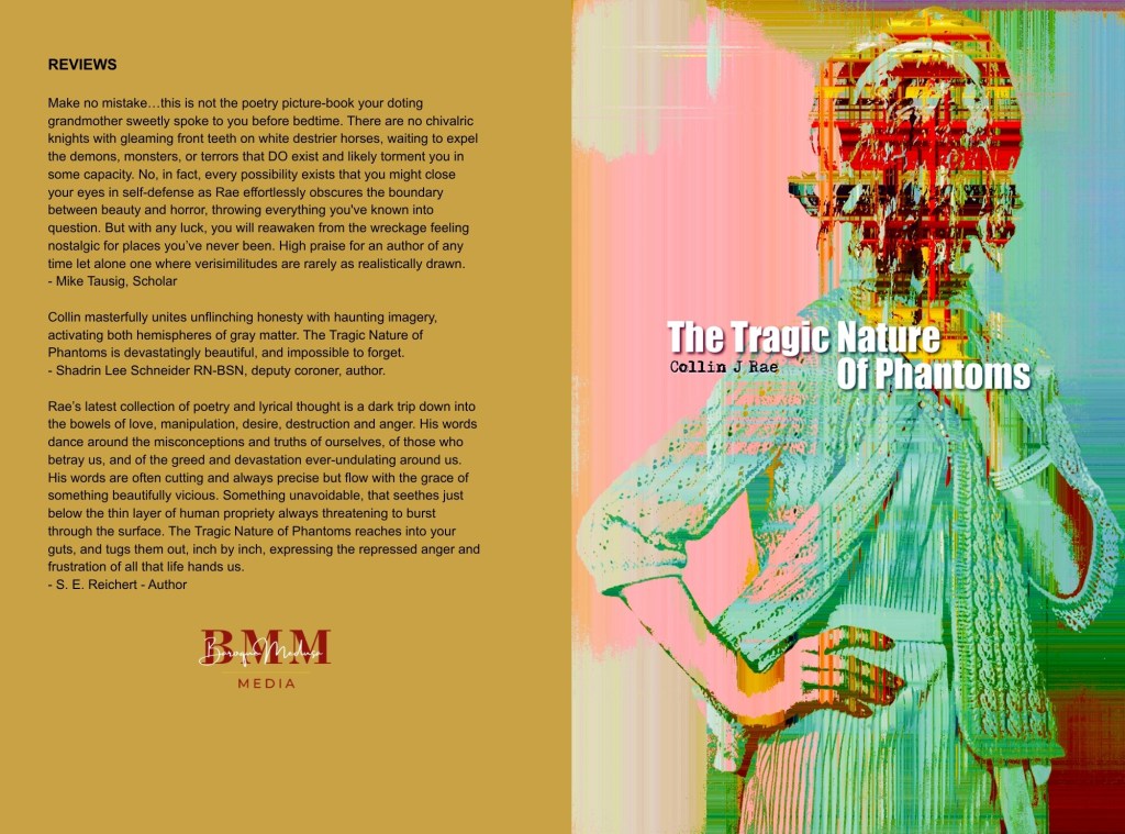 The Tragic Nature of Phantoms poetry book by Collin J. Rae