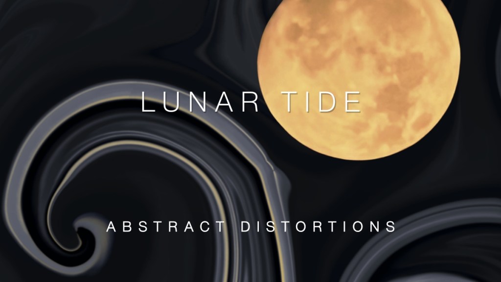 Lunar Tide: Abstract Moon Art Inspired by the Sturgeon Full&nbsp;Moon